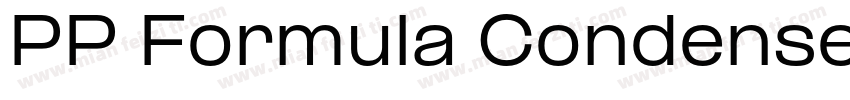 PP Formula Condensed字体转换